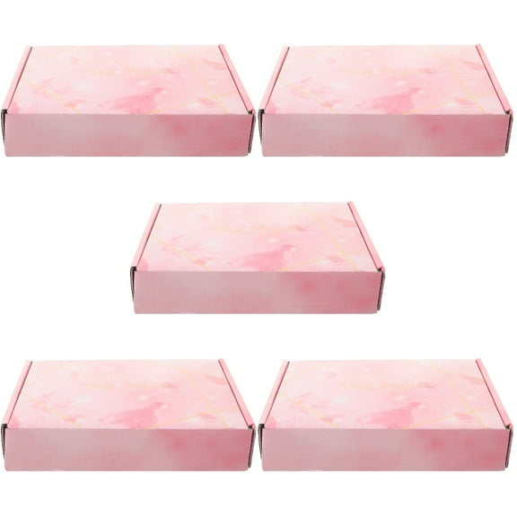 5pcs Gift Box Gift Wrapping Box Clothes Gift Box Packaging Box For Weddings Valentine's Day