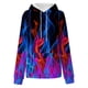 thumbnail image 3 of Pntutb - Blusa de manga larga con bolsillo estampado a la moda para mujer, tops casuales, sudaderas con capucha Pntutb Pntutb-4267, 3 of 4