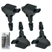 4 Ignition Coils and Tune Up Grease Compatible with 2016-2021 Kia Optima Sportage Sorento UF764