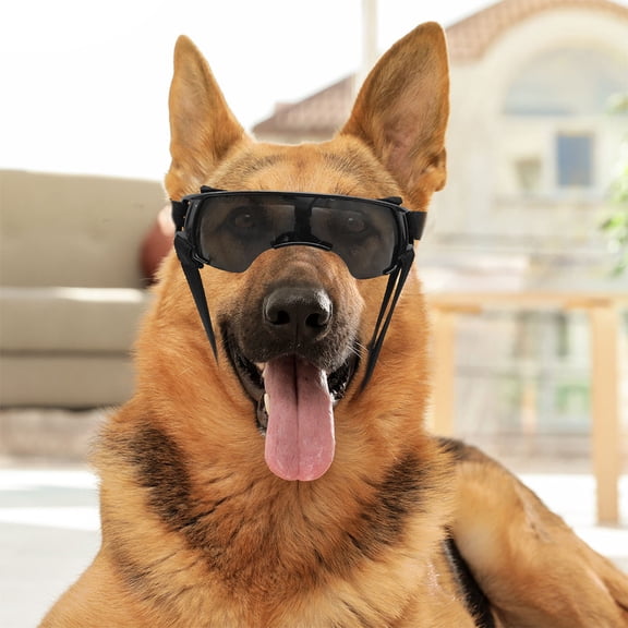 OATIPHO Durable Black Dog Outdoor Sunglasses with Uv Protection and Secure Fit