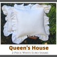 thumbnail image 4 of Queen's House 2 Pcs Euro Shams Blancs, 4 of 5