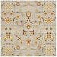 thumbnail image 6 of SAFAVIEH Lyndhurst Pearl Traditional Bordered Area Rug, Light Blue/Ivory, 8' x 11', 6 of 6