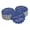 Blue, variant on Inkdotpot Gold Foil Paper Hang Tags Hugs & Kisses From The Wedding Favor Tags 100 Piece