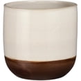 thumbnail image 1 of 9.8" Nora Pot Ceramic Planter - Glaze Off White-Terracotta, 1 of 1