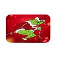 thumbnail image 1 of Felpudo Grinch, alfombra de Grinch, felpudo navideño para exteriores, felpudo Grinch, decoración navideña para interiores, talla única, 1 of 2