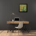 thumbnail image 4 of Greene, Taylor 20x20 Black Modern Framed Museum Art Print Titled - Peacock Love, 4 of 5