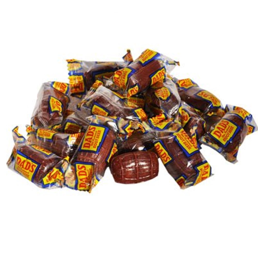 Washburn Dad's Wrapped Bite Size Hard Candy Root Beer Barrels 2 lbs.