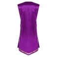 thumbnail image 6 of Aislor Liturgical Dancewear for Women Sleeveless Side Lace-up Church Worship Praise Dance Tunic Dress Purple XL, 6 of 6