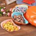 thumbnail image 4 of Clearance Fruit Plate under $10,Thanksgiving Can Be Divided 1Pc Pumpkin Snack Tray Plastic Nut Tray | Pumpkin Bowl Nut Tray Snack Fruit Tray, 4 of 8