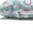 thumbnail image 4 of Floral Pet Bed, Repetitive Abstract Pointed Petals Tricolor Style Illustration, Chew Resistant Pad for Dogs and Cats Cushion with Removable Cover, 24" x 39", Mauve Pale Blue Grey, by Ambesonne, 4 of 4