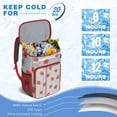 thumbnail image 6 of Strawberry Cute Cooler Backpack Insulated Waterproof Leak Proof Beach Cooler Bag Lightweight Lunch Picnic Camping Backpack Cooler for Men Women, 6 of 6
