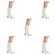 thumbnail image 2 of Qarigey 1 par de calcetines a rayas hasta la rodilla con arcoíris, medias elásticas, estrella de cinco puntas Type2 NO2 Qarigey CBP288688, 2 of 5