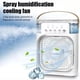 thumbnail image 4 of Ventilador de Verano, Humidificador Portátil de Escritorio, Mini Aire Acondicionado USB, Luz , Nebulizador de Agua para el Hogar y la Oficina., 4 of 5
