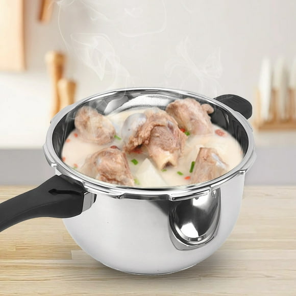 Pressure Pot For Cooking, 80KPA Stainless Steel Explosion Proof Household Pressure Cooker Multifunctional Kitchen Pressure Cooker With  Valve, Pressure Cooking Pot