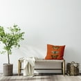 thumbnail image 4 of Simply Daisy 16-inch Square Butterflies Polyester Indoor Pillow, Perfect Orange Qty 1, 4 of 4