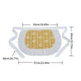 thumbnail image 5 of Waist Apron Unisex Bistro Half Aprons Waitress Apron Maid Apron Server Apron, 5 of 21
