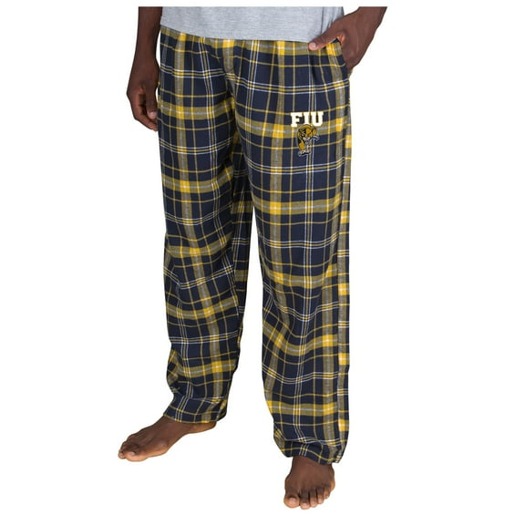 Men's Concepts Sport Navy/Gold FIU Panthers Ultimate Flannel Pants