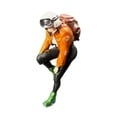 thumbnail image 1 of Modelo femenino 3D a escala 1:64, modelo de personaje para juegos de rol, figuras diminutas, juguete, accesorio fotográfico. abrigo naranja, 1 of 9