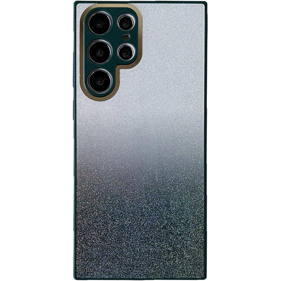 Compatible with Galaxy S23 Ultra Bling Case Gradient Glitter Luxury Plating Sparkly Fashion Luxury Protection Shockproof Case for Women Girls