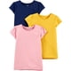 thumbnail image 1 of Camisetas Simple Joys by Carter's de manga corta para niñas, 2T (3-P), 1 of 4