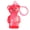 Pink, variant on Bear Keychain Toy for Stress Relief, Soft Maltose Glue Sensory Charm with , Portable Hand Fidget for Backpack Key & Office Decor