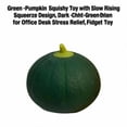 thumbnail image 3 of Green Pumpkin Squishy Toy with Slow Rising Squeeze Design, Dark Green with Light Green Hobby, for Office Desk Relaxation, Squeeze Toy, 3 of 3