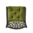 thumbnail image 6 of Juel Outdoor Dining Chair with Cushion (Set of 2), Hammered Bronze and Olive, 6 of 7