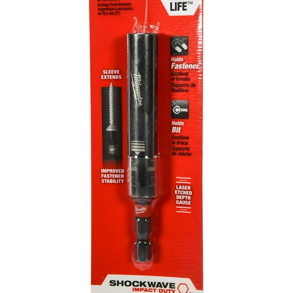 Milwaukee 48-32-4508 3 in. Shockwave Magnetic Drive Guide