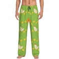 thumbnail image 2 of Goofa Funny Chicken Printed Soft Pajama Pants for Men, Wide Leg Comfy Casual Lounge Yoga Pants-Large, 2 of 9