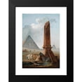 thumbnail image 2 of Hubert Robert 14x18 Black Modern Framed Museum Art Print Titled - The Farandole Amidst Egyptian Monuments (1733-1808), 2 of 5