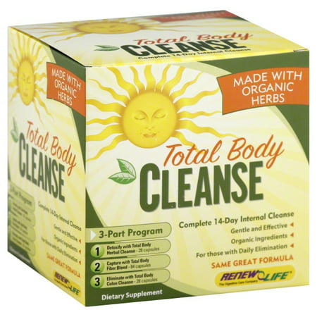 Renew Life - Organic Total Body Cleanse 14-Day 3-Part (Best Body Cleanse Kit)
