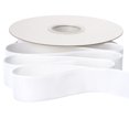 thumbnail image 1 of Cinta decorativa Ribbli de terciopelo blanco, 2,5 cm, 9 m, para Navidad, 1 of 5