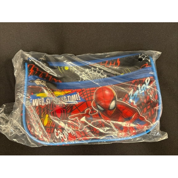 Action Spiderman 2 Zip Compartment Pencil Case Marvel