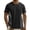 Black #010, variant on Workout Shirts for Men Summer Quick Dry Athletic T-Shirts Short Sleeve Crew Neck Tops Breathable Comfy Running Blouses, S