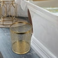 thumbnail image 2 of Trash Cans Office Waste Basket Bathroom Kitchen Garbage Cans Mesh Trash Can, 2 of 3