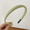 thumbnail image 1 of Diadema marrón de otoño e invierno para mujer, paquete de cabello con calavera alta, banda para el cabello a presión superior que combina con el tocado de horquilla para viajes al aire libre, 1 of 5