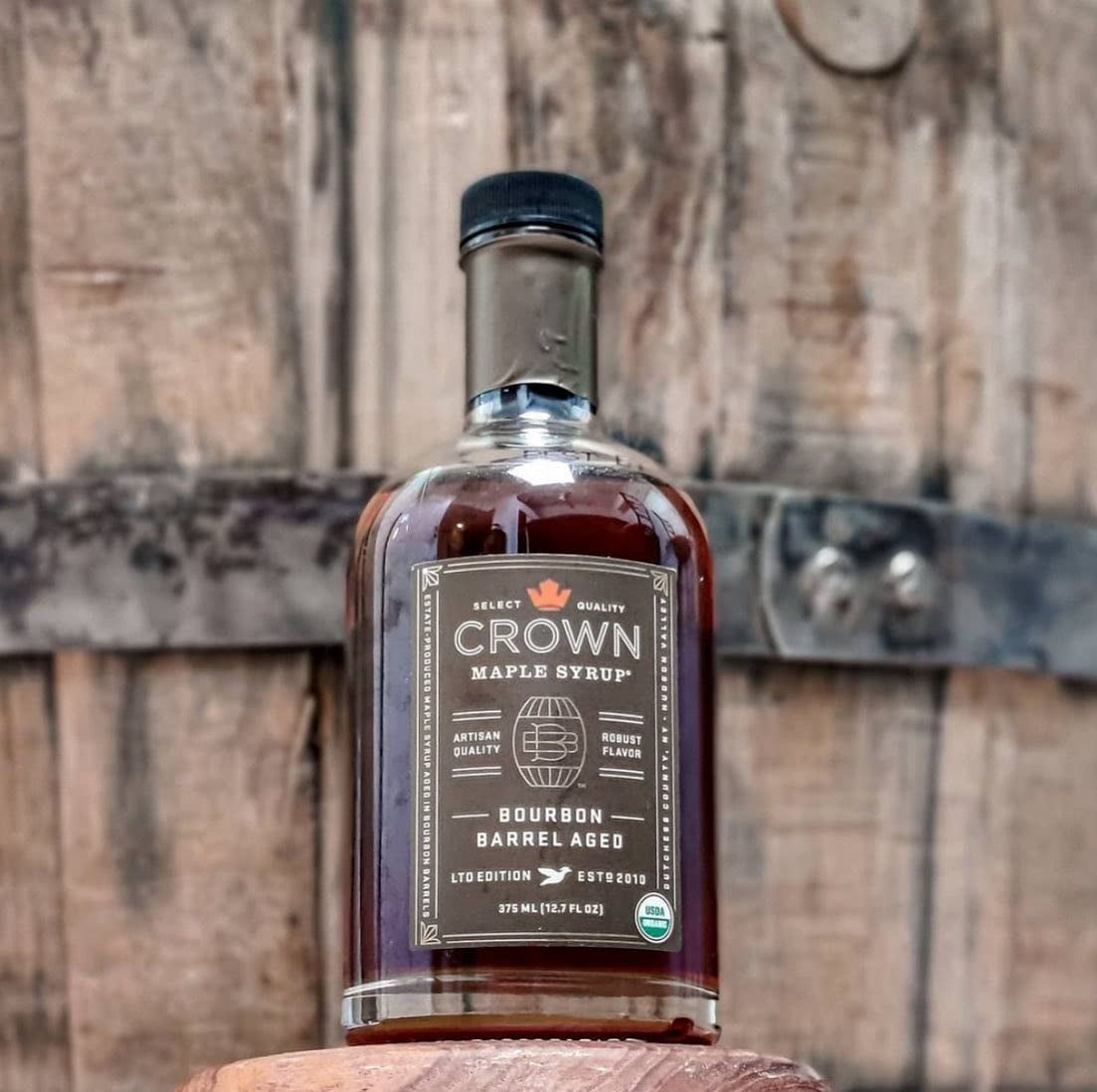 Crown Maple Syrup, Bourbon Barrel Aged, 12.7 Fl Oz