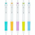 thumbnail image 4 of Pilot Acroball PureWhite Advanced Ink Pen, Fine Point, Assorted Accents, Black Ink, 5 Count (31861), 4 of 9