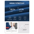 thumbnail image 6 of BALEAF Womens Flare Yoga Pants with Pockets Drawstring Flared Leggings Tummy Control High Waist Bell Bottom Navy Blue XS, 6 of 7