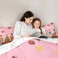 thumbnail image 5 of Homewish Kids Children Kawaii Ballet Girl Bedding Comforter Set 2pcs,Xmas Christmas Nutcracker Twin Comforter Sets Microfiber,Happy New Year Breathable Bedding Set,Lightweight Room Decor,Reversible, 5 of 8