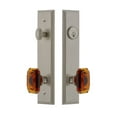 thumbnail image 4 of Grandeur 839853 Carre Solid Brass Tall Plate Single Cylinder Keyed Entry Set - Grey, 4 of 6