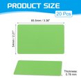 thumbnail image 2 of 20 Pack Blank Cards, Inkjet Plastic ID Card Printable Business Cards, Waterproof Double Sided Printing Frosted Green, 2 of 7