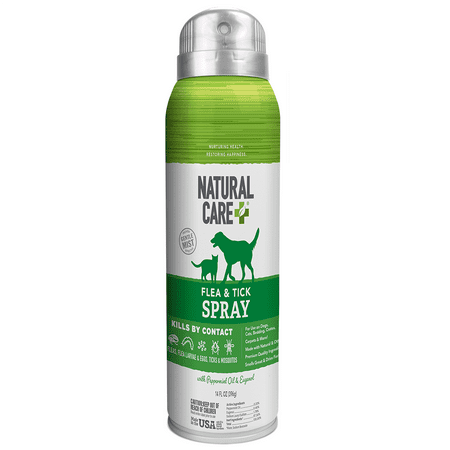 Walmart Grocery Natural Care Flea And Tick Spray For Dogs And Cats Flea Treatment For Dogs And Cats Flea Killer With Certified Natural Oils 14 Ounces