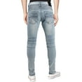 thumbnail image 2 of RAW X Mens RawX Slim Fit Moto Detail Stretch Jeans, Lt Blue, 54X32, 2 of 6