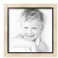 thumbnail image 2 of ArtToFrames 13" x 13" Silver with Black Lip Picture Frame, 13x13 inch Multi Wood Poster Frame (WOM-5193),  Pack, 2 of 7