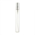 thumbnail image 2 of 10ml 10pcs Glass Spray Bottle Refillable Perfume Atomizer Mini Sample Test Bottle Thin Glass Vials (Silver), 2 of 2