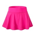 thumbnail image 2 of Women Athletic Quick-drying Workout Short Active Tennis Running Skirt with Built in Shorts, 2 of 2