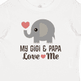 thumbnail image 4 of Inktastic My Gigi and Papa Love Me Boys or Girls Baby T-Shirt, 4 of 5