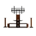 thumbnail image 3 of 30" Tempered glass & steel with solid wood trim speaker stand. Sold as pair, 3 of 3