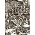 thumbnail image 2 of Durer, Albrecht 18x24 Black Modern Framed Museum Art Print Titled - The Revelation Of St John, 2 of 4